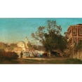 thumbnail image 3 of Germain Fabius Brest 18x12 Black Modern Framed Museum Art Print Titled - At Capriccio of Constantinople, 3 of 5