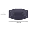 thumbnail image 5 of Car Sun Shade Umbrella Cover Tent Cloth Uv Protect 4.2 X 2.1m, 5 of 5