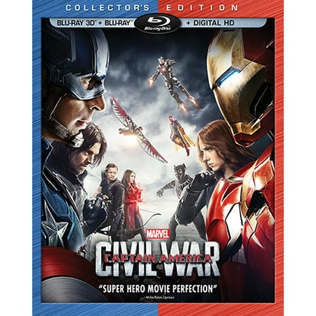 Captain America: Civil War (Collector's Edition) (Blu-ray 3D + Blu-ray + Digital