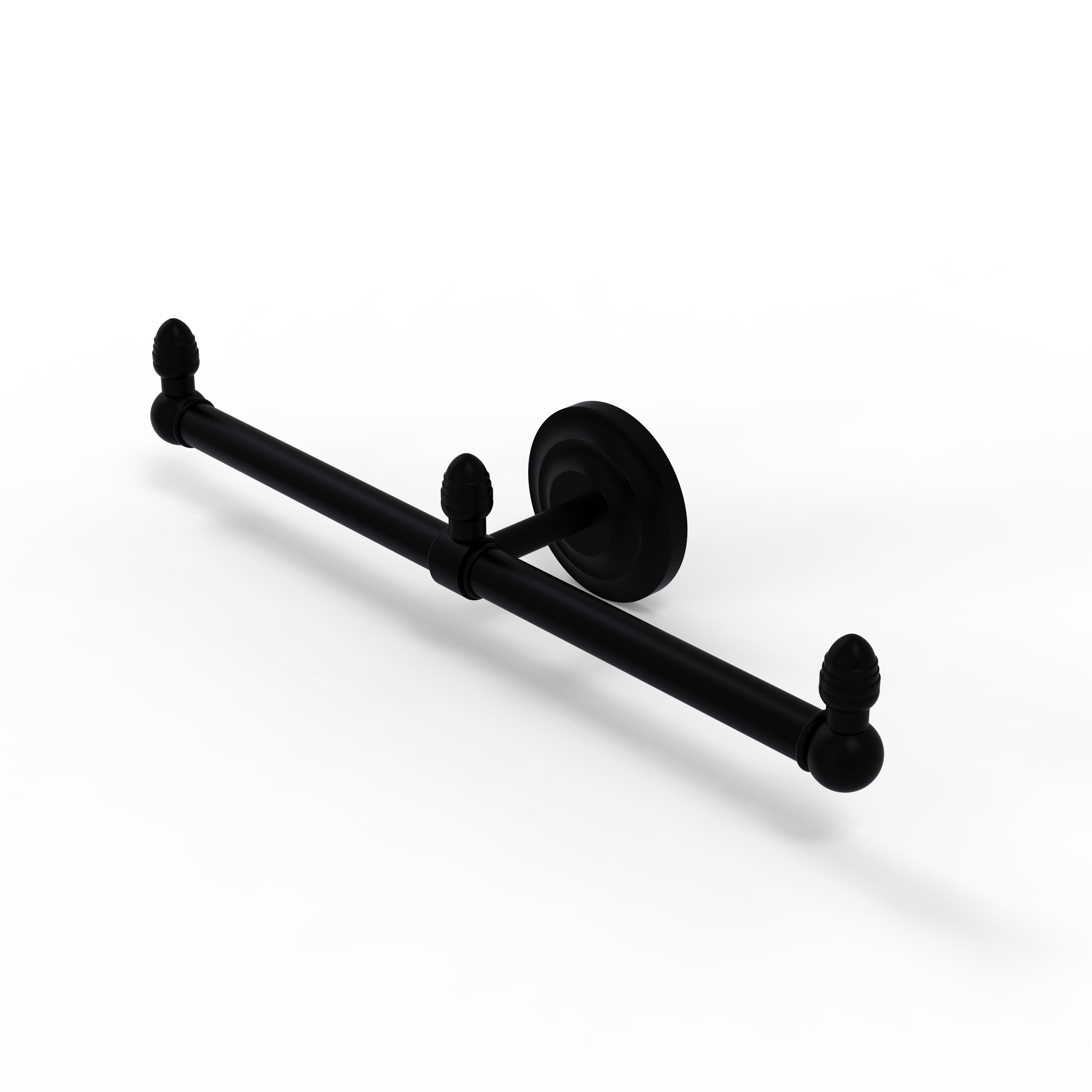 Allied Brass Que New Collection 2 Arm Guest Towel Holder in Matte