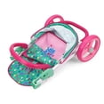 thumbnail image 6 of Baby Alive: Doll Jogging Stroller - Green, Pink, Hearts - Accessory For Dolls Up To 24", Foldable Design, Retractable Canopy, Storage, Kids Toy Age 3+, 6 of 7