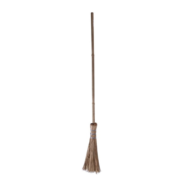 Loftus Halloween Costume Tall Straw Witch Broom, Brown, 40 Inches ...