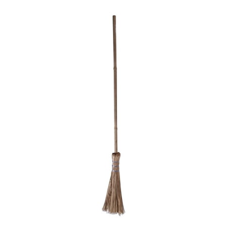 Loftus Halloween Costume Tall Straw Witch Broom, Brown, 40 Inches