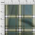 thumbnail image 1 of oneOone Organic Cotton Poplin Twill Fabric Tartan Check Print Fabric By Yard 42 Inch Wide, 1 of 4