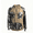Khaki, variant on Men's Camo Cargo Quarter-Zip Pullover Hoodie, Vintage Casual Long Sleeve Sweatshirt with Pocket and Drawstring for Outdoor,Army Green,L
