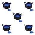 thumbnail image 3 of Eigraketly Cubo de agua al aire libre 8.5L Senderismo Bolsa de lavabo plegable portátil Nylon Reutilizable Contenedor de mochilero de gran Type2 NO2, 3 of 6