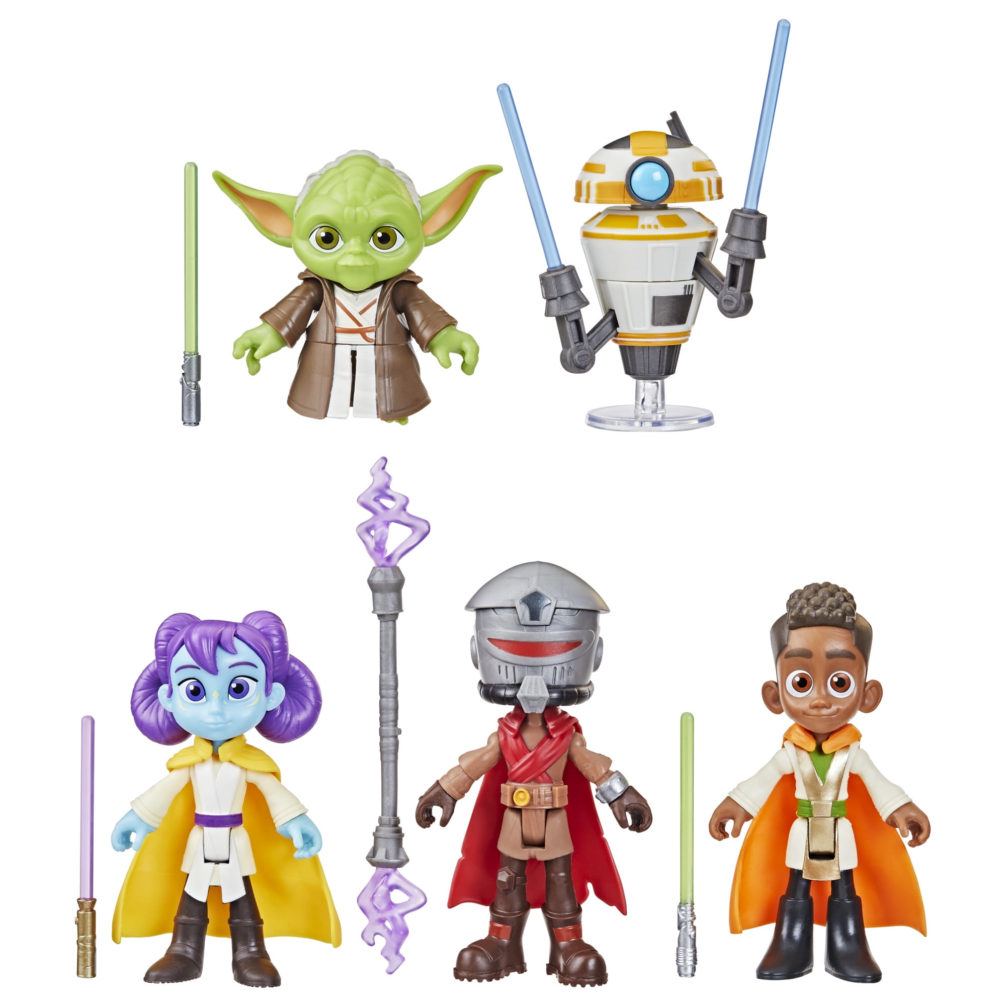 Star Wars Young Jedi Adventures, Duel de Jedi, pack de 5 figurines