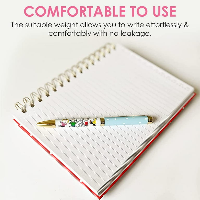 Graphique Blah Blah Blah Pink Polka Dot Fashion Pen – 5.5" Ballpoint Pen With Refillable Black Ink