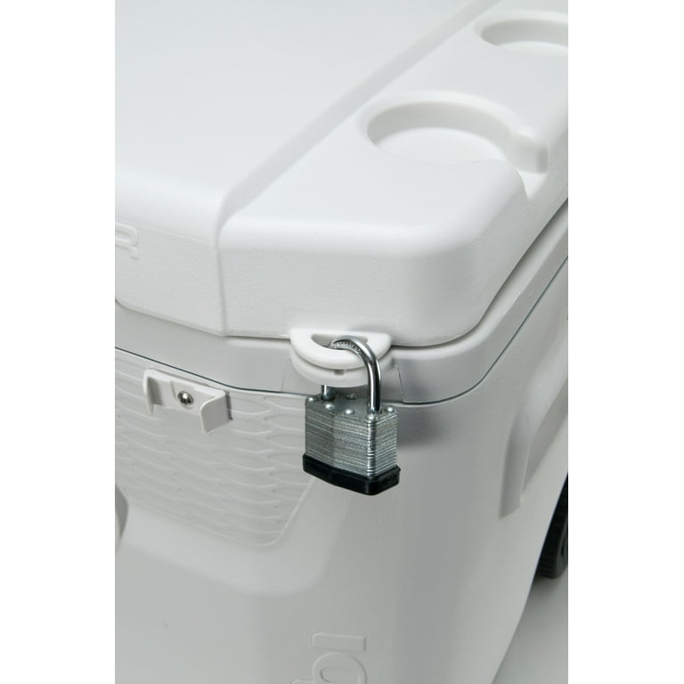 Igloo 52 Qt. 5-Day Marine Ice Chest Cooler with Wheels, White