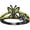 Black, variant on 925 Sterling Silver 14K Yellow Gold Plating Round Cut Gemstone Yellow Sapphire Butterfly Engagement Ring For Women