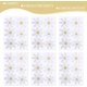 thumbnail image 1 of Pack de 2 pegatinas de pared para habitación infantil, margaritas blancas, pegatinas de pared autoadhesivas, decoración de pared, 1 of 5