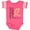 Football Pink and White, variant on Inktastic Childhood Cancer Awareness- Fight, care, cure Boys or Girls Baby Bodysuit