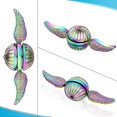 thumbnail image 2 of Rainbow Metal Fidget Spinner Toy For Fans Of Medieval Wizarding World, Fidget Spinner For Kids Adult, 2 of 5