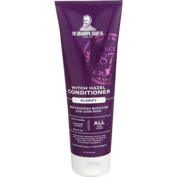 Grandpa Soap Witch Hazel Conditioner, 8 Fluid Ounce -- 1 each. Pack Of 3