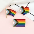 thumbnail image 2 of BEMS-3 piezas de insignia de aleación de arcoíris, broche, insignia de autismo, Bisexual Gay, 2 of 5