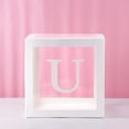 thumbnail image 2 of 26 Letters DIY Party Decoration White Transparent Balloons Wedding Confession Birthday Party Decoration Scene Layout Balloons, 2 of 4