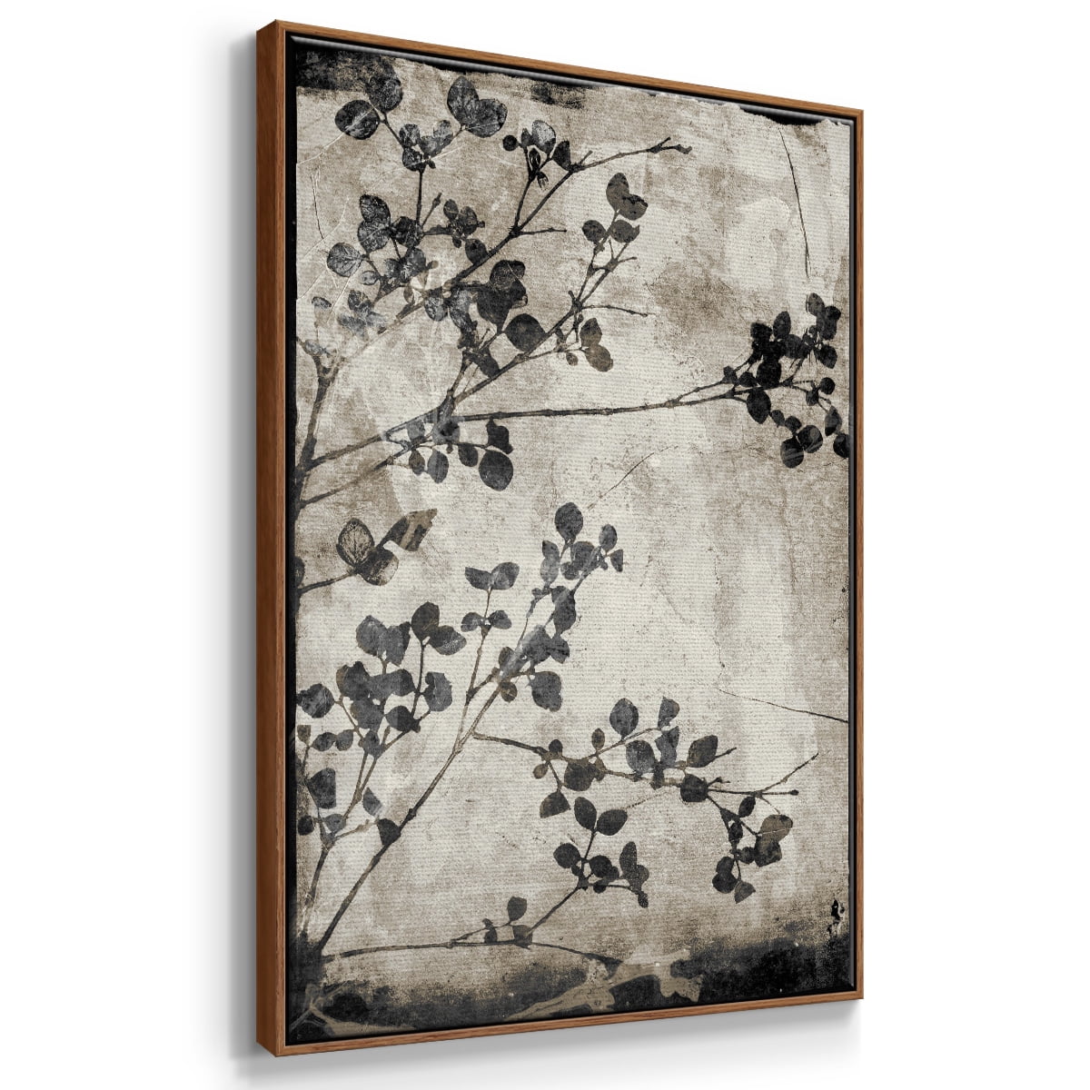 Boundless VIII Framed Premium Gallery Wrapped Canvas - Ready to Hang - 17 x 25 - Walnut Floating Frame