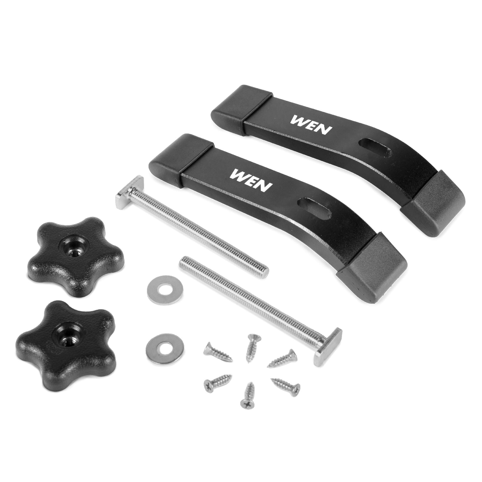 WEN 48-Inch Universal T-Track and Hold Down Clamps Kit for Woodworking