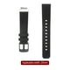 thumbnail image 2 of Rápido Desenganche Auténtico Cuero Reloj Banda 20mm Ancho Flor Vaca Cuero Reloj Correa para Hombres y Mujeres, Negro y Negro, 2 of 8