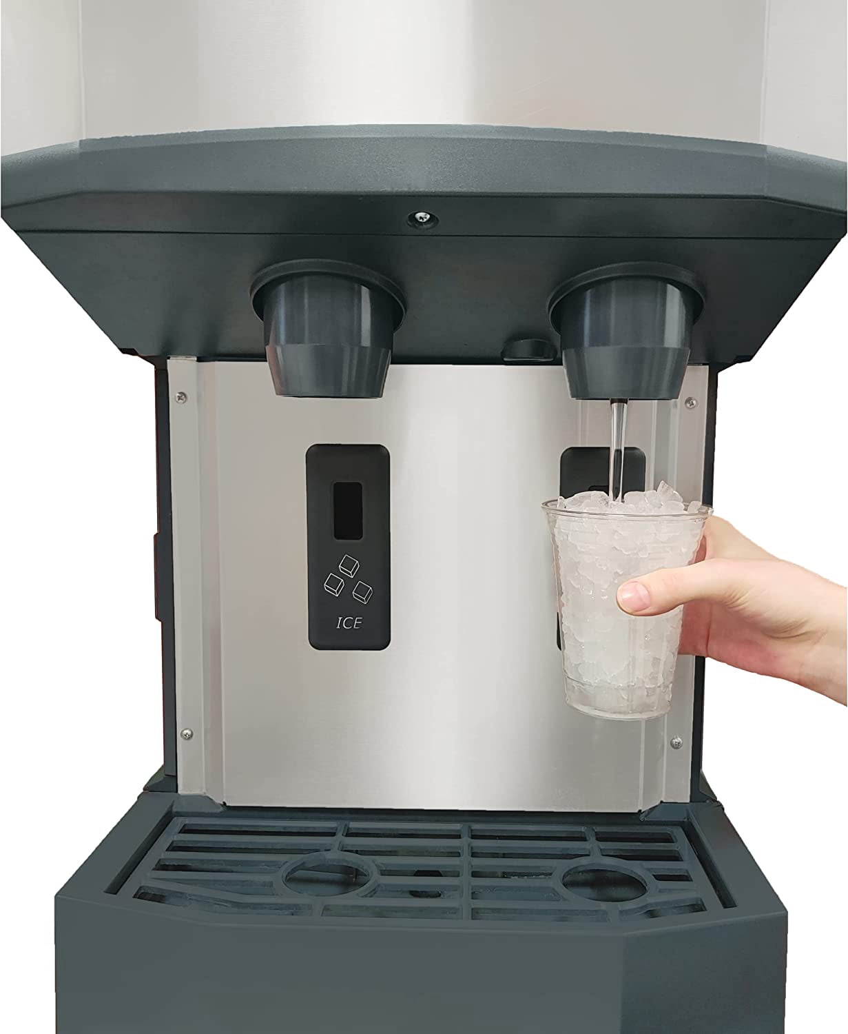 Scotsman HID540A-1 Meridian Countertop Air Cooled Ice Machine and Water Dispenser - 40 lb. Bin Storage