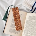thumbnail image 4 of Kdxio Almond Nuts Print Metal Tassel Bookmarks,Perfect Gift for Art Lovers and Bookworms Metal Bookmarks for Women, 4 of 8