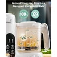 thumbnail image 5 of Grownsy Baby Food Maker Multi-Function,Constant Temperature 24h, Auto Cooking & Grinding,White, 5 of 9