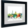thumbnail image 2 of Trademark Fine Art "Washington DC Skyline SP" Canvas Art by Marlene Watson, White Matte, Black Frame, 2 of 4
