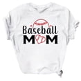 thumbnail image 4 of EQWLJWE Baseball Mom Shirts for Women Funny Baseball Mama Letter Print Tee Shirt Casual Softball Graphic Gifts Tee Top, 4 of 5