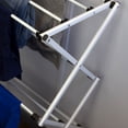 thumbnail image 4 of Home Basics Collapsible Metal Clothes Drying Rack, Silver, 27x14x43 Inches, 4 of 7