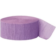 (2 pack) Lavender Purple Crepe Paper Streamers, 81ft, 2ct