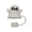 C, variant on Halloween Straw Cover Cap Silicone Reusable Dust Proof Straw Topper 10mm for 0.4 Inch Straws Pumpkin Cat Shape 4 Pack