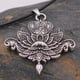 thumbnail image 5 of Guardurnaity 3 piezas colgante collar de moda joyería DIY manualidades decoración encontrar accesorios artesanales para niñas Ropa, zapatos y accesorios Miscelánea Plata antigua Guardurnaity AP015552-01, 5 of 6