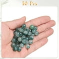 thumbnail image 3 of Uxcell 50pcs Natural Stone Beads 10mm Fluorite Green Round Gemstone Stone Loose Beading Real Genuine Smooth Balls Bead for Jewelry Making Bracelets Necklace Earrings DIY, 3 of 7