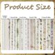 thumbnail image 2 of Juego de Cintas Washi Vintage, 20 Rollos de Cinta Artesanal, Rollo de Cinta Adhesiva Washi Botánica, Mariposa Floral, Cinta Decorativa Grabable, 2 of 5