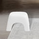 thumbnail image 4 of Taburete cuadrado moderno minimalista antideslizante decorativo grueso y duradero para niños Blanco, 4 of 9