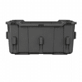 thumbnail image 3 of Hyper Tough Hyper Stack Interlocking Storage Crate, Black, Stackable Plastic Organizer, 3 of 13