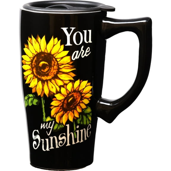 SUNSHINE 18 OUNCE CERAMIC TRAVEL MUG