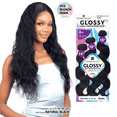 thumbnail image 2 of Glossy 100% Virgin Remy Hair Spanish Curl By SHAKE-N-GO SAGXXS3 / BLACK / 18+20+22 Beauty Supply, 2 of 7