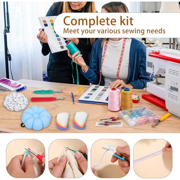 221Pcs Needle Pin Cushion Needles Holder DIY Handcraft Tool for Cross Stitch Sewing Home Sewing Needle Pin Cushion Pillow Pincushion