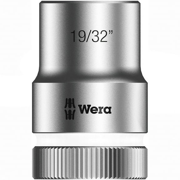 Wera 05003622001 8790 HMC Zyklop socket, 1/2" drive, 19/32" Hex Head