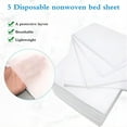 thumbnail image 5 of 100Pcs Disposable Massage Table Sheets 31.5" x 71" Non-Woven Fabric Bed Covers for Ultimate Hygiene and Comfort in Massage, Tattoo, and Spa Treatments, Breathable and Durable Sheets(White), 5 of 10