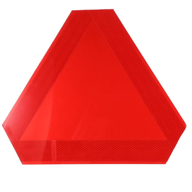 Señal de vehículo de movimiento lento Señal reflectante de movimiento lento Señal triangular de movimiento lento para seguridad