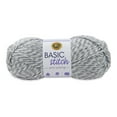 thumbnail image 2 of (4 pack) Lion Brand Basic Stitch Anti-Pilling Yarn - Grey/White, 185 yds, 2 of 5
