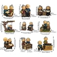 thumbnail image 3 of Vintage Elderly Couple Resins Statue Figurine Weddings Valentines Day Gift for Couples and Home Decors Enthusiasts, 3 of 8
