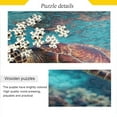 thumbnail image 2 of WOBOGO Sea Turtle Puzzle Challenge 1000 Piece Jigsaw Suitable for Game Night Finished Size 29.5 x 19.7in, 2 of 9