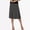 🔥 Dark Gray, variant on USSUMA Elastic Trumpet Midi Skirt High-Waist Stretch Fabric Flared Hem Pull-On Design For Casual Streetwear Office Weekend And Travel Flattering Mid-Length Silhouette — Midi Skirt