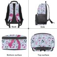 thumbnail image 5 of KUIFORTI Footaball Bow Kids Backpack Durable Boys School Bag with Side Pockets Adjustable Straps Suitable for Elementary Primary Middle Back to School Essentials Gifts, 5 of 7
