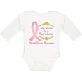 thumbnail image 3 of Inktastic My Mom is a Survivor Breast Cancer Awareness Boys or Girls Long Sleeve Baby Bodysuit, 3 of 5
