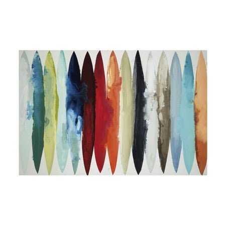 Color Art Print - Even Flow Multicolor Modern Scandinavian Abstract Print Wall Art By Randy Hibberd