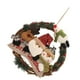 thumbnail image 3 of Corona de puerta de Navidad portátil duradero aspecto exquisito coronas de Navidad respetuosas con el medio ambiente al aire libre para decoración navideña ANGGREK Otros, 3 of 8